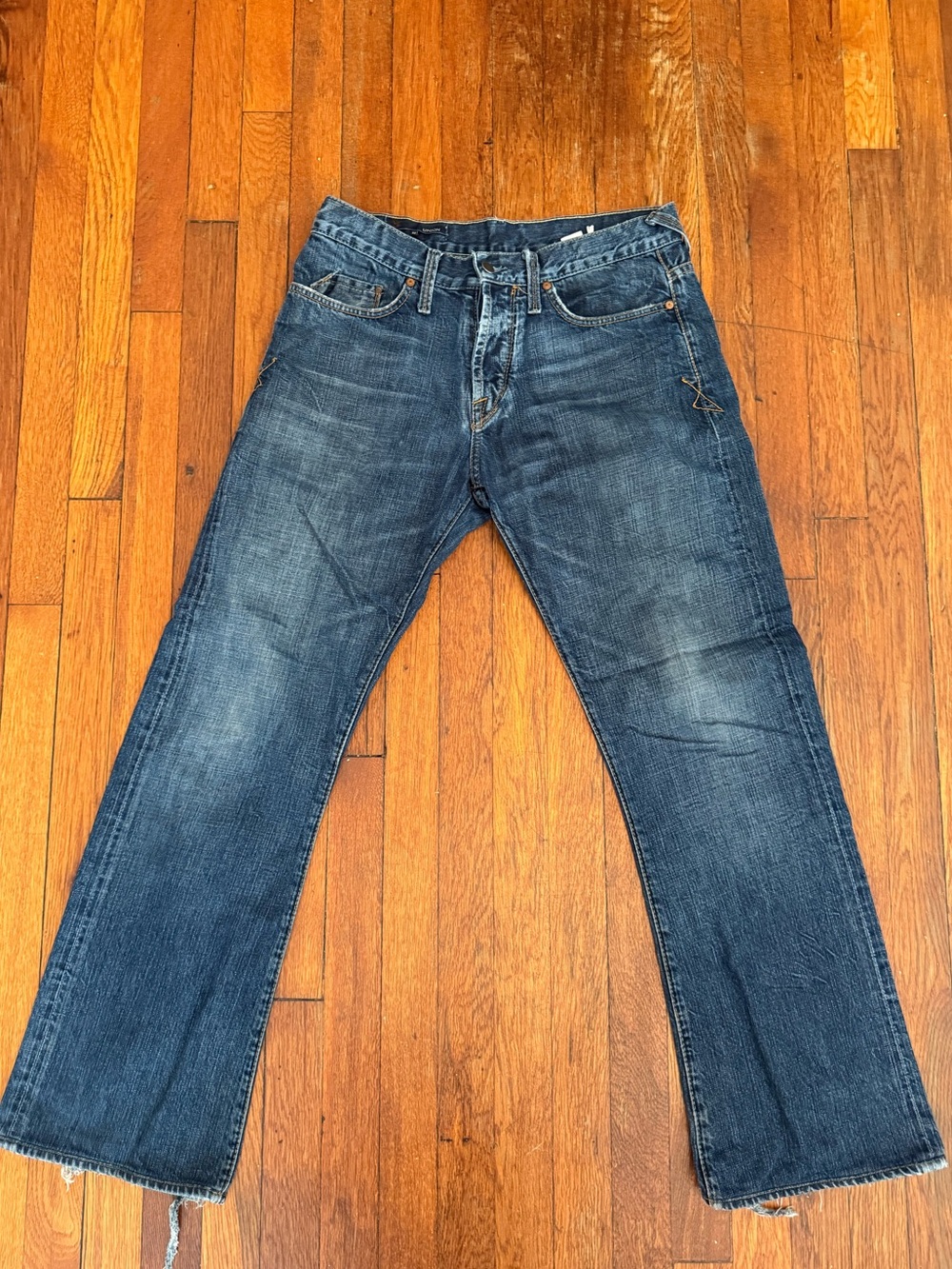 Union Los Angeles Men’s Jeans Size 32 Dark Wash 30” Inseam Distressed